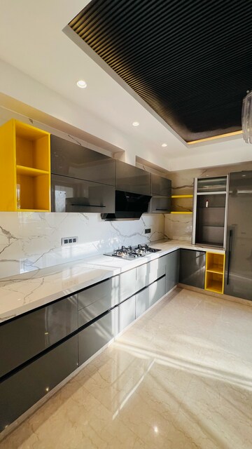 Kitchen in 4 BHK Builder Floor at Devindar Vihar, Sector 56 – for Sale