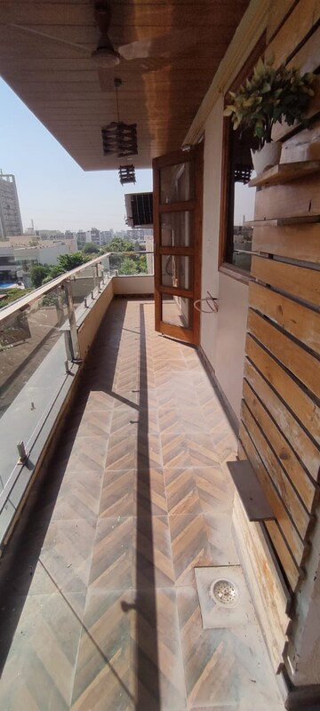 Balcony in 4 BHK Builder Floor at Puri Vip Floors, Sector 81 – for Sale