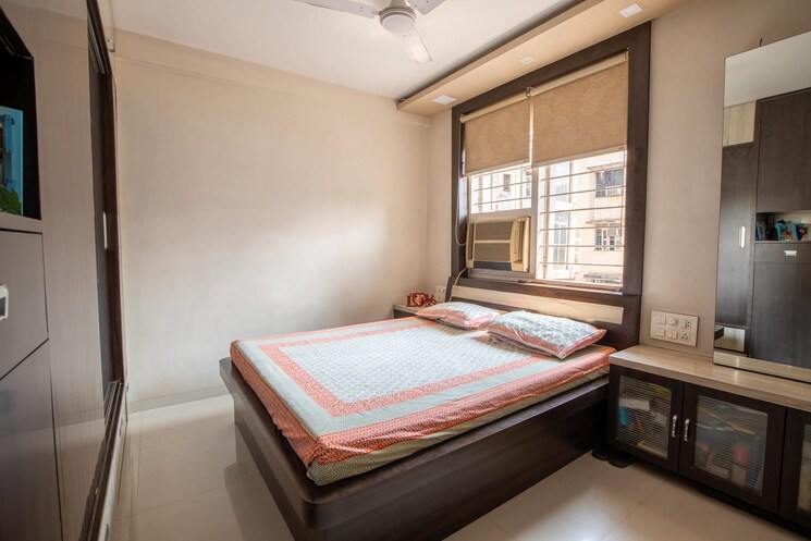 Bedroom, chandravadan-chs 3 Bedroom 1000 Sq.Ft. Apartment In Ganeshwadi Thane 7654409