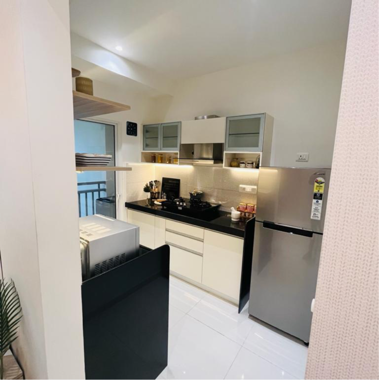 Kitchen, db-parkwoods 2 Bedroom 1000 Sq.Ft. Apartment In Parkwoods Thane 7654438