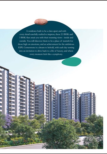 3 BHK Apartment – Exterior View View at EIPL Corner Stone, Gandipet - for Sale