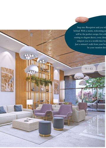 Building Lobby in 3 BHK Apartment at EIPL Corner Stone, Gandipet – for Sale