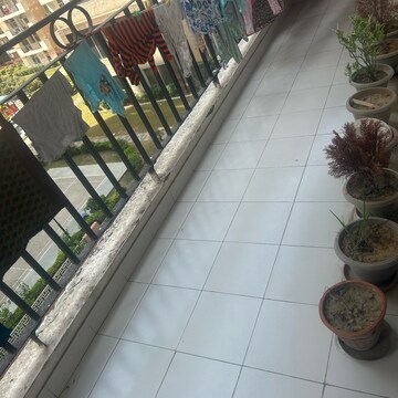 Balcony in 2.5 BHK Apartment at Nirala Aspire, Panchsheel Green – for Sale