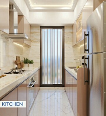 Kitchen in 2 BHK Apartment at Casa Terraza - Terraced Art Deco Homes, Vasai West – for Sale