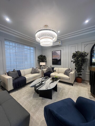Living Room in 4 BHK Builder Floor at Anant Raj Ashok Estate, Sector 63a – for Sale