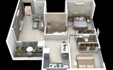 2 BHK Apartment For Sale in Shri Vardhaman Vatika, Thergaon