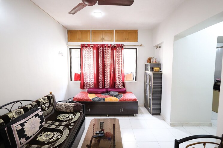 Living Room, happy-valley 1 Bedroom 650 Sq.Ft. Apartment In Manpada Thane 7656822