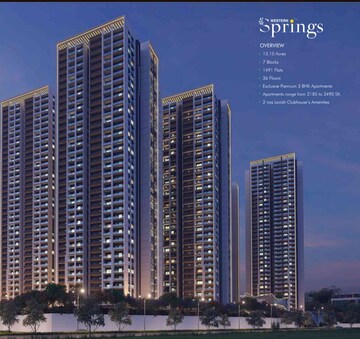 3.5 BHK Apartment For Sale in Western Springs, Puppalaguda