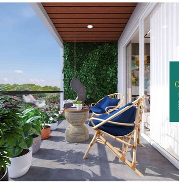 Balcony in 3 BHK Apartment at Western Springs, Puppalaguda – for Sale