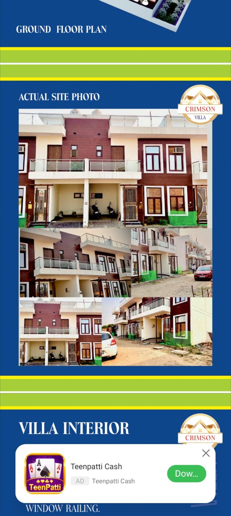 Floor Plan, mahagun-mantra-ii-villaments 3.5 Bedroom 1550 Sq.Ft. Villa In Sector 10 Greater Noida Greater Noida 7657519