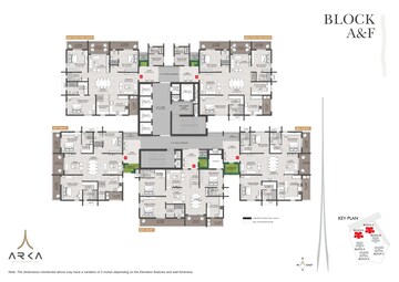 Floor Plan in 3 BHK Apartment at Manikonda – for Sale