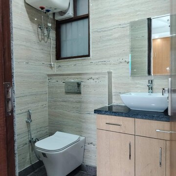 Bathroom in 3 BHK Builder Floor at Chattarpur – for Sale