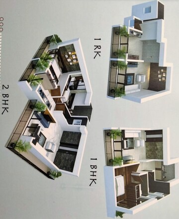 Floor Plan in 1 BHK Apartment at Virar East – for Sale