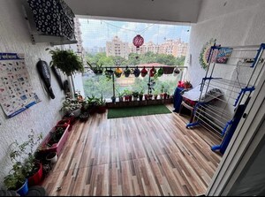 Balcony in 3 BHK Apartment at Kolte Patil Elburz Hills & Dales , Nibm – for Sale