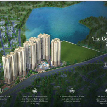 3 BHK Apartment – Exterior View View at Aurobindo The Regent, Serilingampally - for Sale