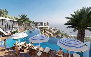 Studio Villa – Exterior View View at Bhutani Acqua Eden, Sancoale - for Sale
