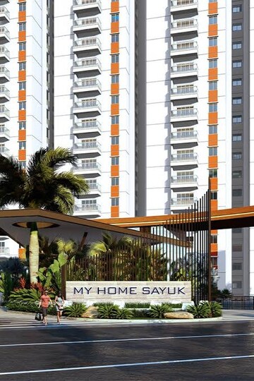 3 BHK Apartment – Exterior View View at My Home Sayuk, Tellapur - for Sale