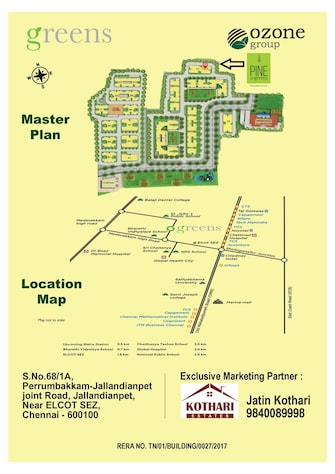 1 BHK Apartment For Resale in Ozone Greens Perumbakkam Perumbakkam Chennai  7660912