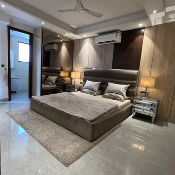 Living Room in 4 BHK Builder Floor at Ansal API Esencia, Sector 67 – for Sale