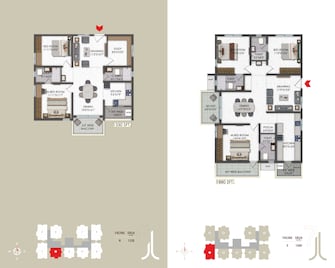 2 BHK Apartment For Resale in Team 4 Nyla Miyapur Hyderabad  7661252