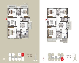 2 BHK Apartment For Resale in Team 4 Nyla Miyapur Hyderabad  7661252