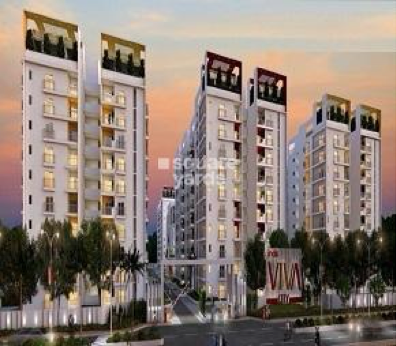 3 BHK Apartment For Rent in INDIS Viva City Vishali Nagar Hyderabad  7661333