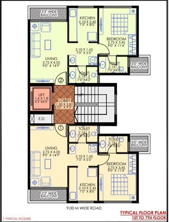 1 BHK Apartment For Resale in Sector 3 Pushpak Nagar Navi Mumbai  7596107