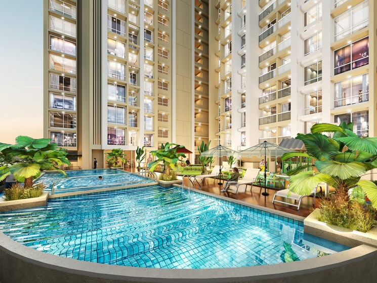 Swimming Pool, millennium-celesta 3 Bedroom 1585 Sq.Ft. Apartment In Kharghar Sector 34 Navi Mumbai 7661725