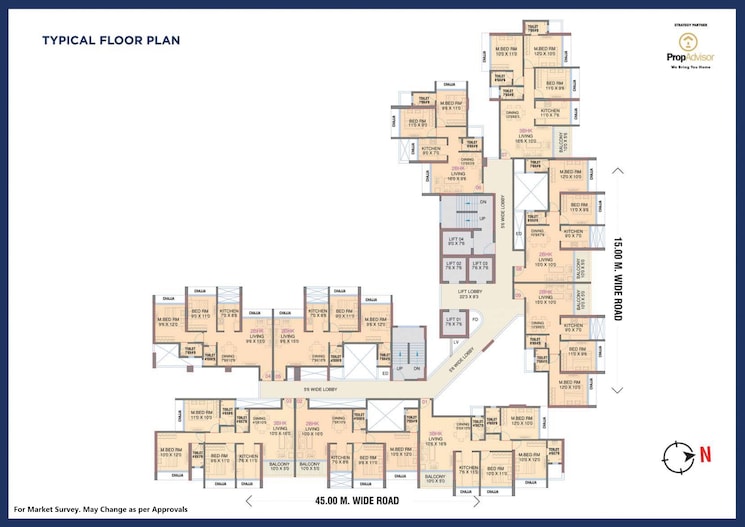 Master Plan, millennium-celesta 3 Bedroom 1585 Sq.Ft. Apartment In Kharghar Sector 34 Navi Mumbai 7661725