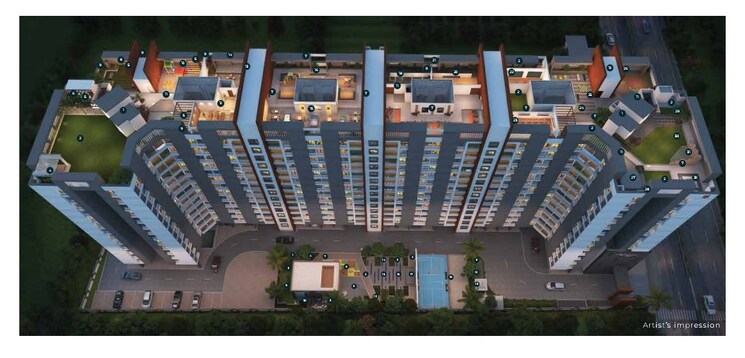 Master Plan, dolphin-palms 3 Bedroom 874 Sq.Ft. Apartment In Ravet Pune 7661980