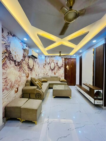 Living Room in 3 BHK Builder Floor at Dwarka Mor – for Rent