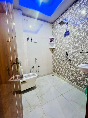 Bathroom in 3 BHK Builder Floor at Dwarka Mor – for Rent
