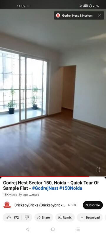 Room in 3 BHK Apartment at Godrej Nest, Sector 150 – for Sale