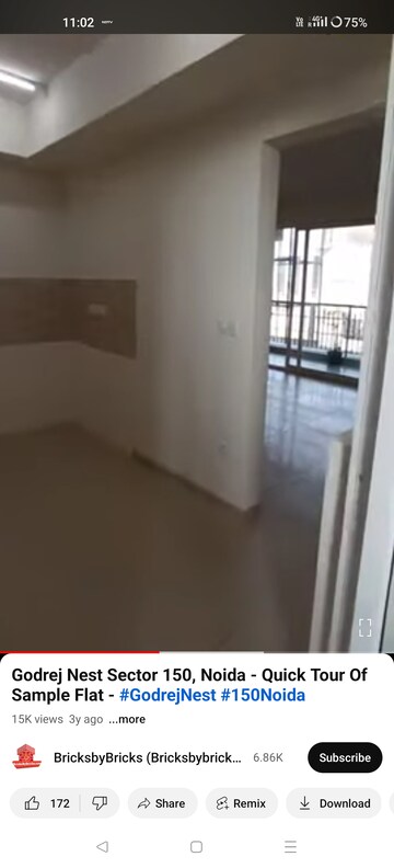 Building Lobby in 3 BHK Apartment at Godrej Nest, Sector 150 – for Sale