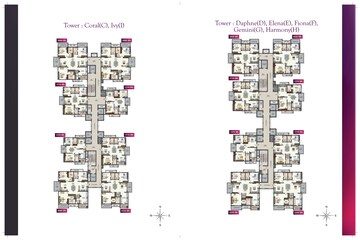 Master Plan in 3 BHK Apartment at Rajapushpa Provincia, Narsingi – for Sale