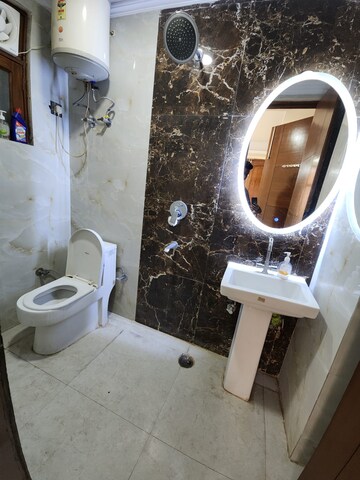 Bathroom in 3 BHK Builder Floor at Chattarpur – for Sale