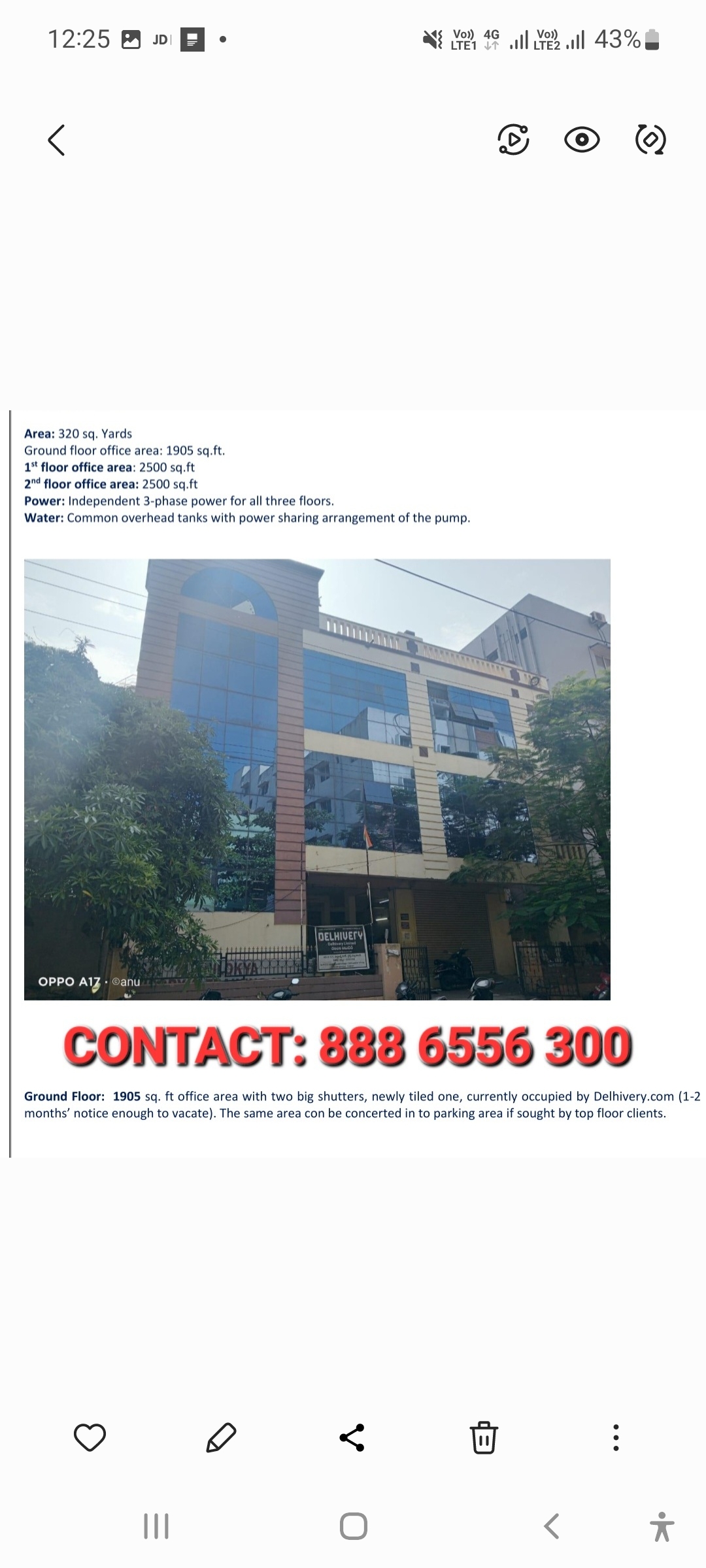 Commercial Shop 320 Sq.Yd. For Resale in Rtc Complex Vizag  7663745