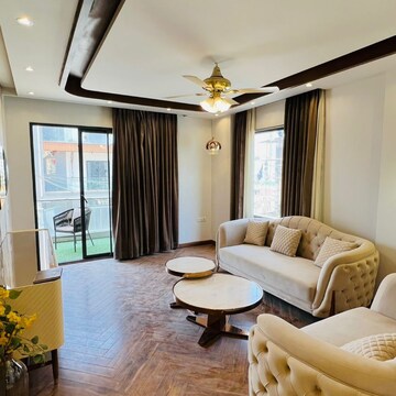 Living Room in 4 BHK Builder Floor at Anant Raj Estate The Villas, Sector 60 – for Sale