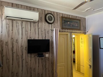 Building Lobby in 3 BHK Apartment at Green Valley Heights, Dhakoli Village – for Sale
