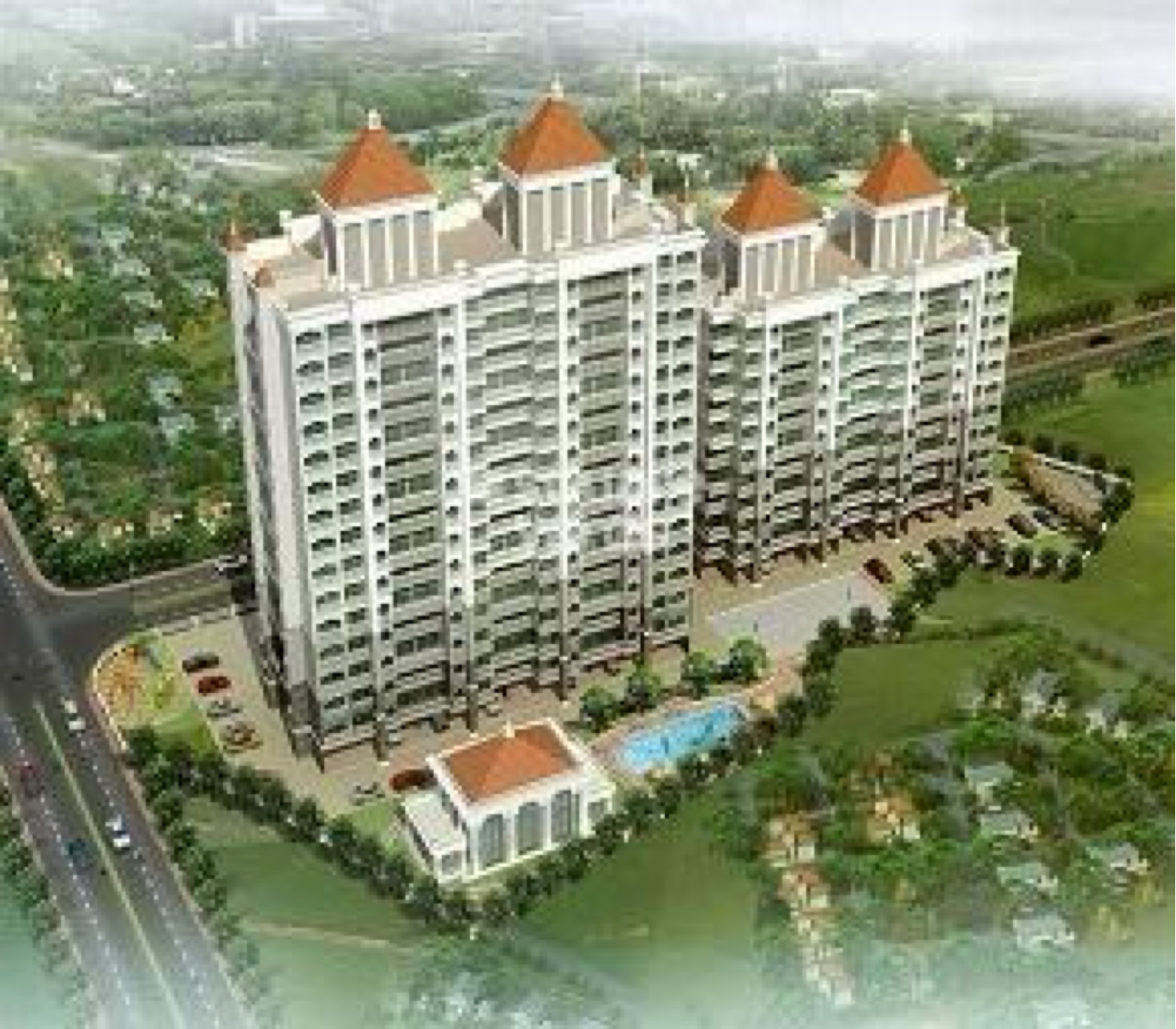 2 BHK Apartment For Rent in Tharwani Heritage Kharghar Sector 7 Navi Mumbai  7665856