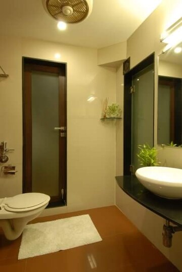 Bathroom in 5 BHK Apartment at Samartha Meghdoot Apartment, Andheri West – for Sale