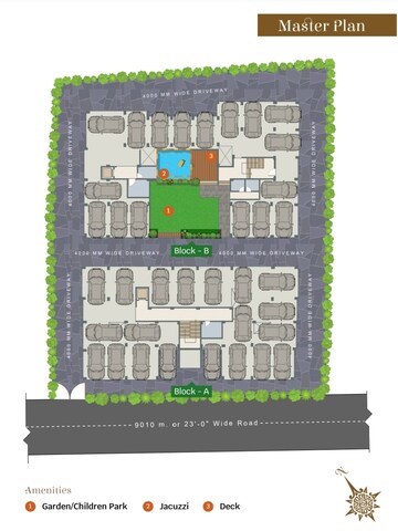 Master Plan in 2 BHK Apartment at New Town – for Sale