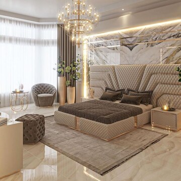 Living Room in 3 BHK Apartment at Transcon Triumph Tower, Andheri West – for Sale