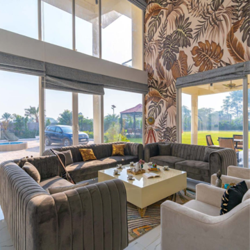 Living Room in 6 BHK Independent House at CHD Resortico, Sohna Sector 34 – for Sale