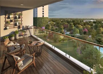 Balcony in 2 BHK Apartment at Lodha Amara, Kolshet Road – for Sale