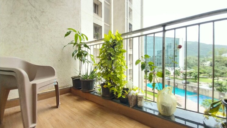 Balcony, lodha-grandezza 2 Bedroom 800 Sq.Ft. Apartment In Wagle Industrial Estate Thane 7670271