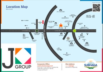  Plot – Map Location View at Joshita Sukrithi Subhaga, Nandikandi - for Sale