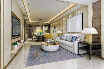 Living Room in 2 BHK Apartment at Lokhandwala Township Kandivali – for Sale