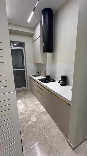 Kitchen in 2 BHK Apartment at Raheja Solaris, Nerul Sector 1 – for Sale
