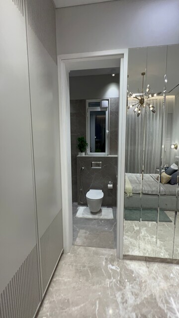 Bathroom in 2 BHK Apartment at Raheja Solaris, Nerul Sector 1 – for Sale